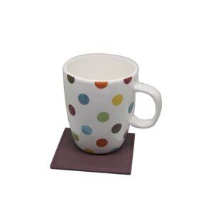 Meredith Lambskin Leather Tea Coasters